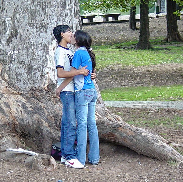 File:Young Couple Smooches in a Public Park - Cordoba - Argentina. cropped.jpg