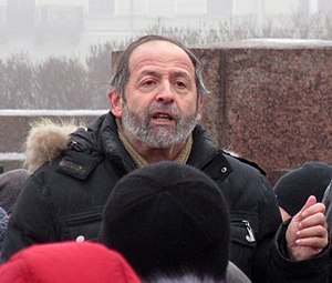 Борис Вишневский на митинге. 2017.jpg