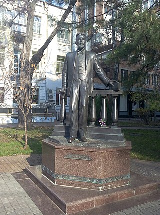 <span class="mw-page-title-main">Chekhov Monument, Rostov-on-Don</span> Monument in Russia