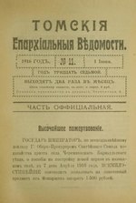 Миниатюра для Файл:Томские епархиальные ведомости. 1916. №11.pdf