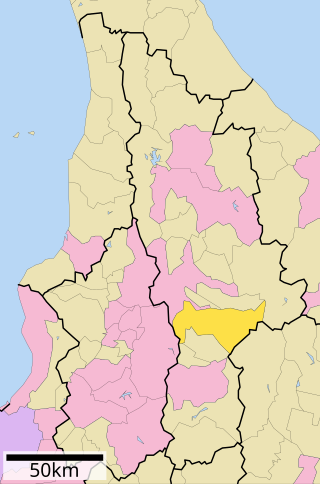 美瑛町位置図