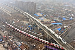 Okraj nádraží Čchang-čchun v Čchang-čchunu