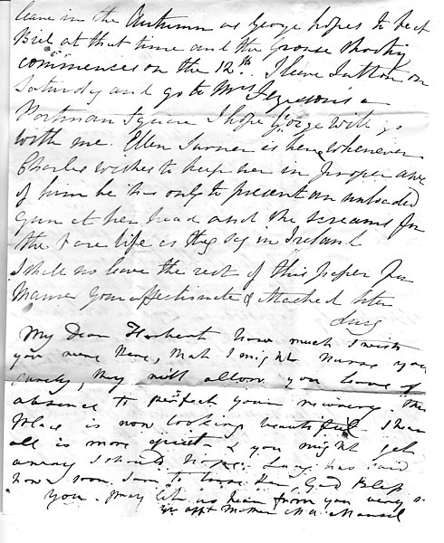 File:05 - Undated letter (circa 1830s) from Lucy and Mary Ann Mansel to Herbert Mansel, Charles Childs closest sibling.jpg