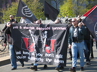 <span class="mw-page-title-main">Redskin (subculture)</span> Communist or anarchist skinhead subculture