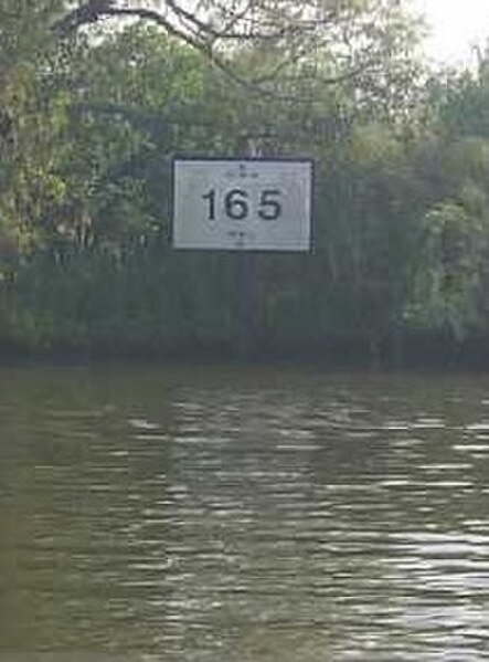 The Corps of Engineers marks the Intracoastal with channel markers like this one.