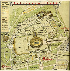 Olympiagelände Berlin: Übersicht, Naturräumliche Lage und Einbindung, Geschichte