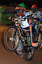 Woffinden riding for Scunthorpe in 2007 2007 speedway Tai Woffinden riding for Scunthorpe.jpg