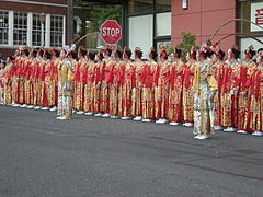 Drill team, Chinatown Seafair Parade, 2008