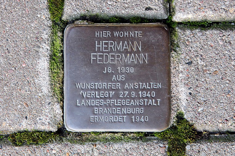 File:2015-01-17 Hannover Stolperstein Hermann Federmann.jpg