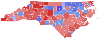 2016 North Carolina gubernatorial election results map by county.svg