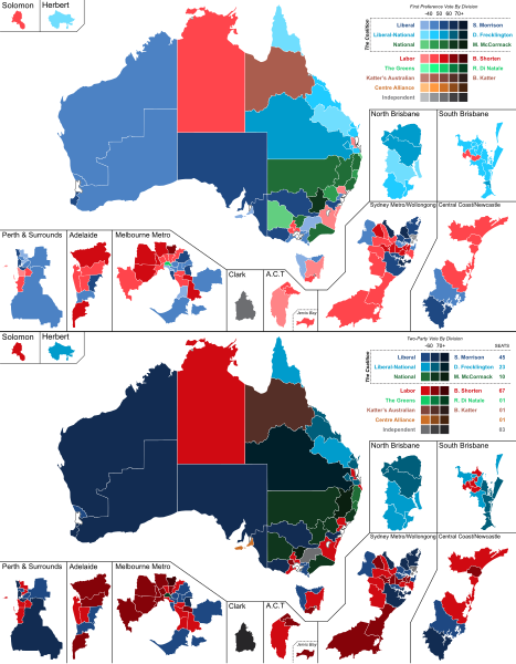 File:2019 Australian federal election - Vote Strength.svg