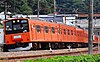 中央本線上野原駅で最後の力走をする国鉄201系電車 PD