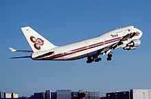 Thai Airways International Boeing 747-4D7; HS-TGT en 2003