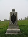 Denkmal des 41. Regiments am Fuß des Cemetry Hill