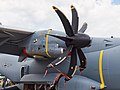 * Nomination Starboard inner Europrop TP400 engine (#3) on an German Air Force Airbus A400M (reg. 54+01, cn 029) at ILA Berlin Air Show 2016. --Julian Herzog 12:40, 6 March 2017 (UTC) * Promotion Approved. --Peulle 13:22, 6 March 2017 (UTC)