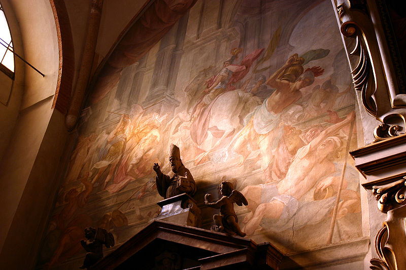 File:8620 - San Marco - Giuseppe Bianchi, Affresco - Foto Giovanni Dall'Orto 14-Apr-2007 dett.jpg