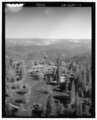 AERIAL VIEW TO THE NORTH - North Mountain Lookout, Stanislaus National Forest, Groveland, Tuolumne County, CA HABS CAL,55-GROLA.V,2-1.tif