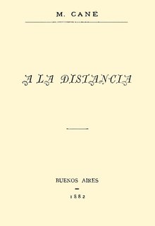 A la distancia - Miguel Cane.pdf
