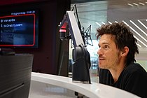 Adrian Sieber (2018) von Lovebugs bei Radio Pilatus