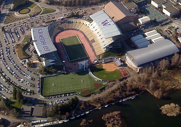 A renovated Husky Stadium hosted the opening ceremony of the second games