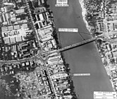 Aerial reconnaissance view of the Monivong Bridge, Phnom Penh 17 April 1975.jpg