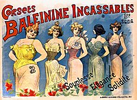 Альфред Шубрак. Реклама корсетов во Франции, 1890-е