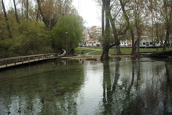 The springs of Agia Varvara.