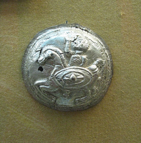 File:Alba Iulia National Museum of the Union 2011 - Rider from Lupu Dacian Silver Hoard.JPG