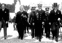 Alexander I of Yugoslavia and Mustafa Kemal in 1933.jpg