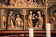 English: Detail of the altar in St. Marien in Osnabrück, Germany
