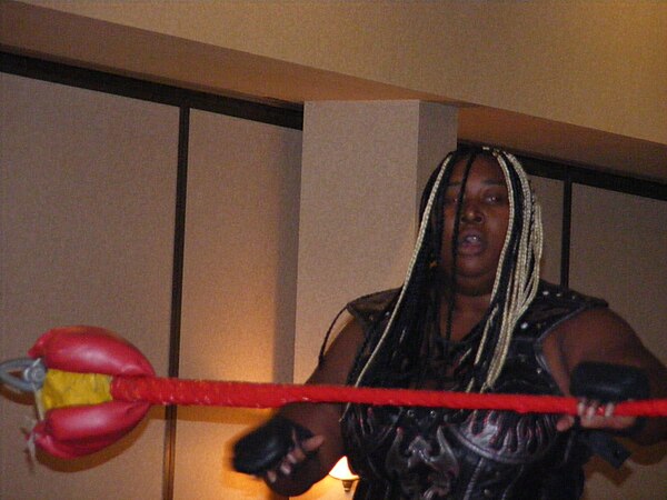 Amazing Kong wrestling for the National Wrestling Alliance in 2010