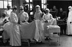 American operating room at Hospital Unit No 116 - France - June 1918.jpg