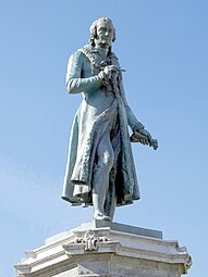 Statue de André-Modeste Grétry théâtre royal, Liège.