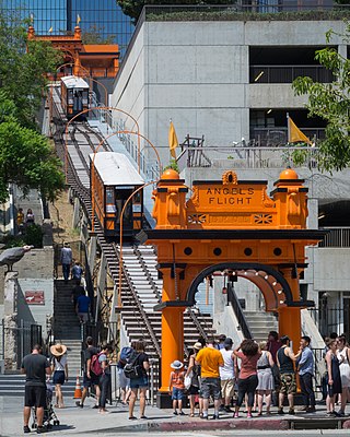 <span class="mw-page-title-main">Angels Flight</span> Funicular railway in Los Angeles, California, United States