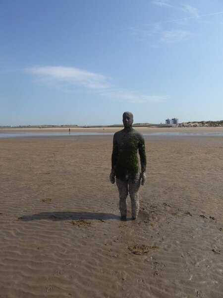 File:Another Place figure, Crosby beach - geograph.org.uk - 4944136.jpg