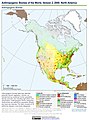 Anthropogenic Biomes of the World, Version 2, 2000 North America (13603946895).jpg