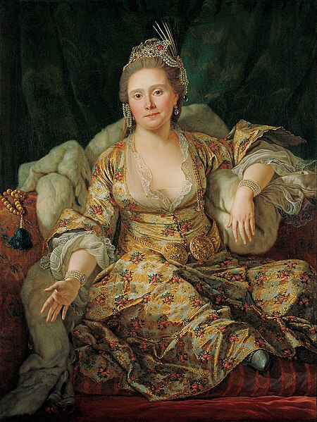 Antoine de Favray - Portrait of the Countess of Vergennes in Turkish Attire - Google Art Project.jpg