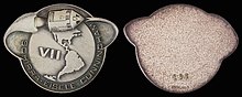 Apollo 7 flown Robbins medallion