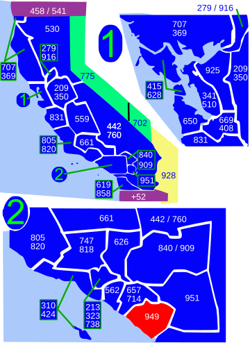 Indicatif régional 949