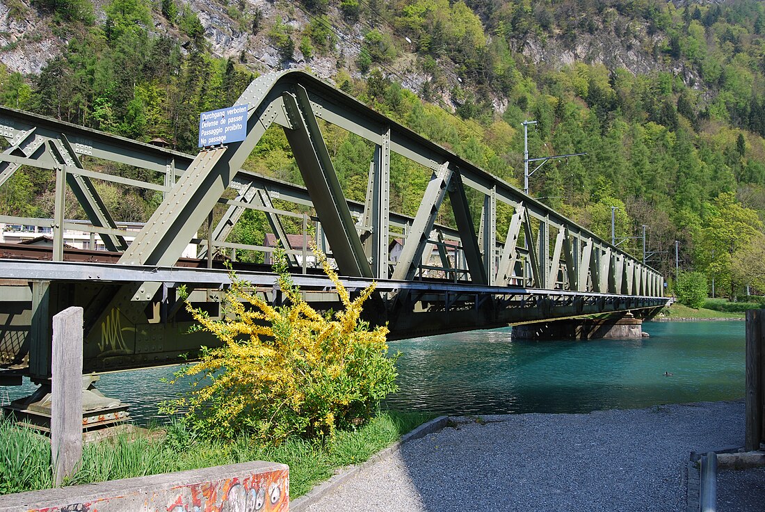 Lake Thun railway line