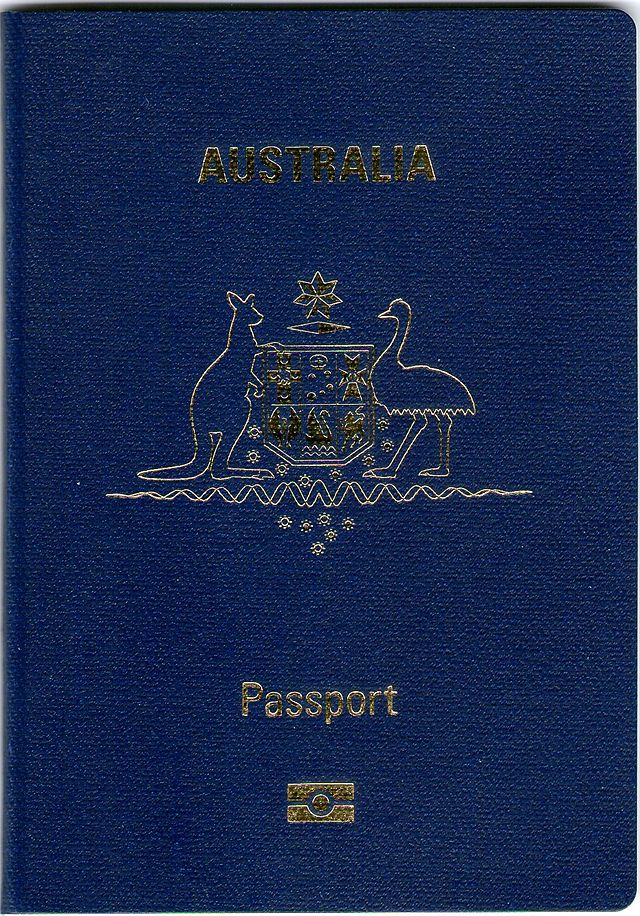 skrivestil høste åbning Australian passport - Wikipedia