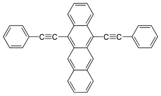 <span class="mw-page-title-main">5,12-Bis(phenylethynyl)naphthacene</span> Chemical compound