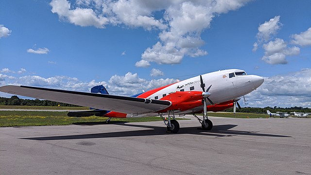 A BT-67 operated by Enterprise Aviation Group at Oshawa Executive Airport