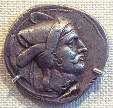 Bagadates I, first native Persian ruler after Greek rule BagdatesI290-280BCEPersia.jpg