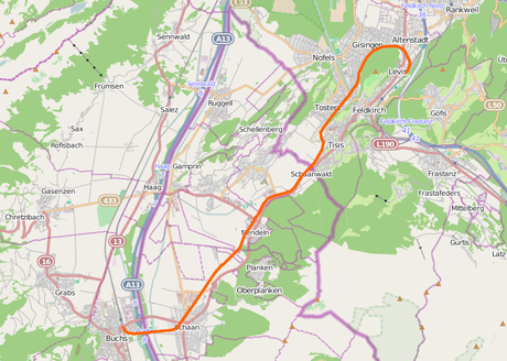 Feldkirch–Buchs railway