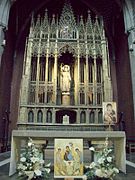 Tidligere hovedaltertavle til katedralen i Barcelona, ​​i dag flyttet (opprinnelig struktur fra 1356-1367).