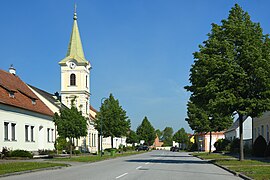 Ortsdurchfahrt von Baumgarten/March