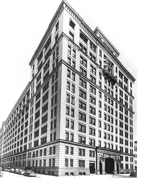 The Bell Laboratories Building, built at 463 West Street in New York City in 1925