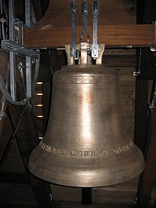 Bell of 2005Auferstehungskirche at Köln-Sürth (Cologne).jpg