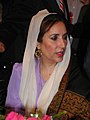 11th Prime Minister of Pakistan Benazir Bhutto (AB, 1973, Radcliffe College)